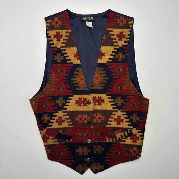 Wrapper Jackets & Blazers - Vintage Tapestry Vest by Wrapper